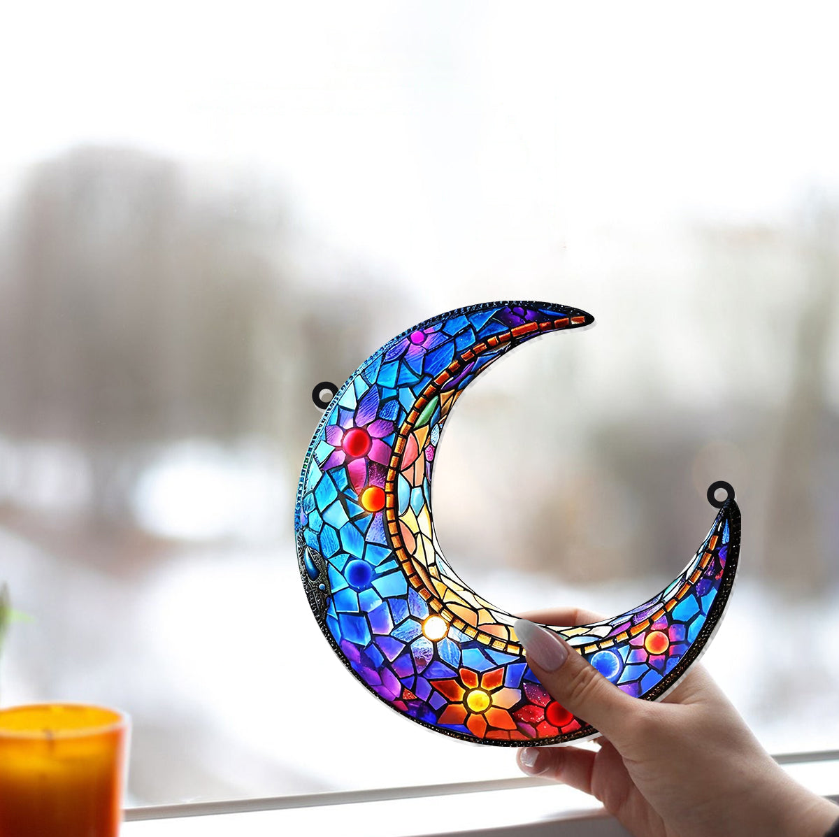 Mother And Children - Personalized Mother Window Hanging Suncatcher Ornament