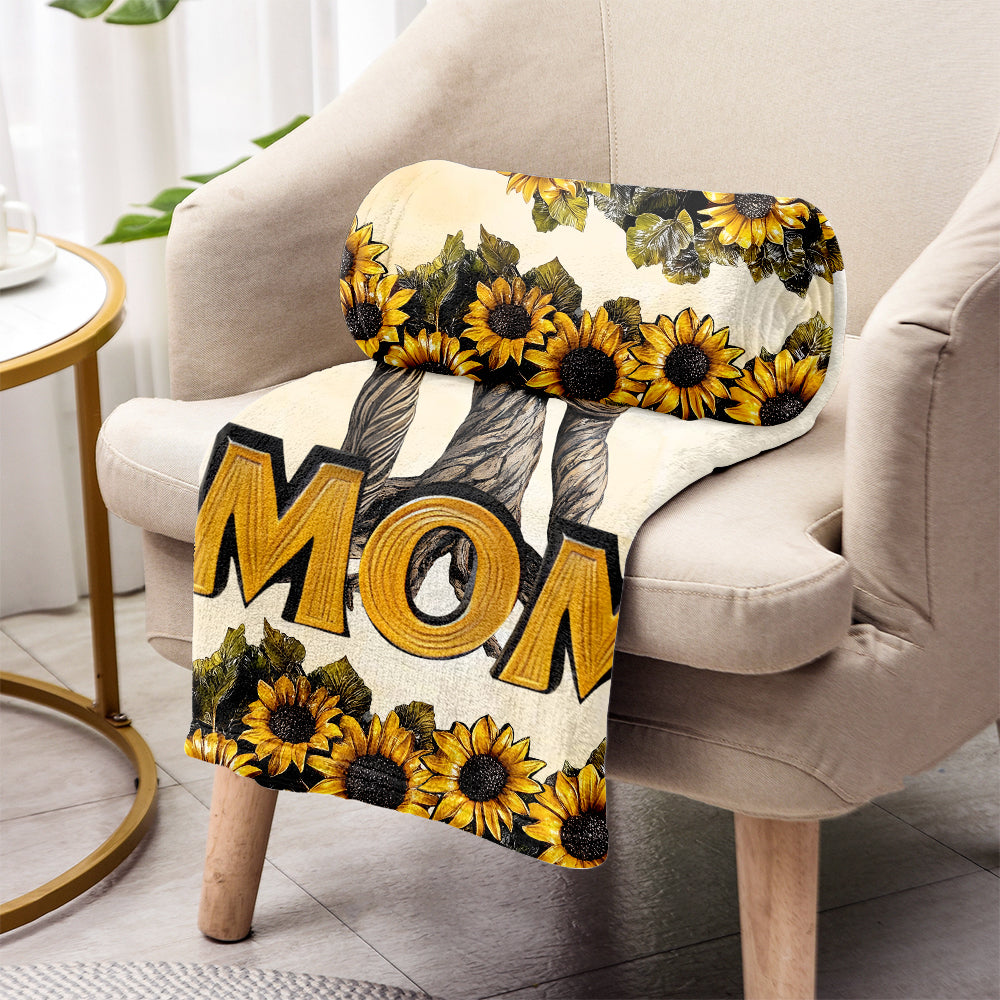 Best Mom Ever - Personalized Mother Blanket