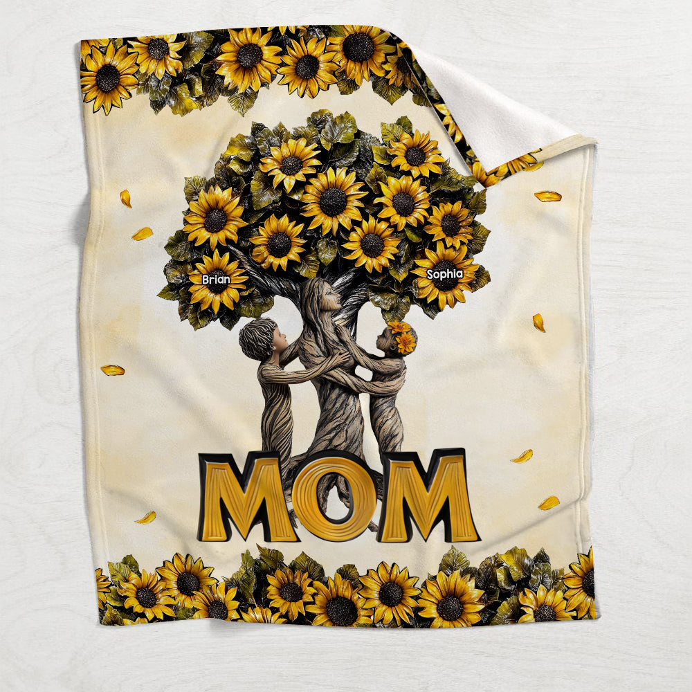 Best Mom Ever - Personalized Mother Blanket
