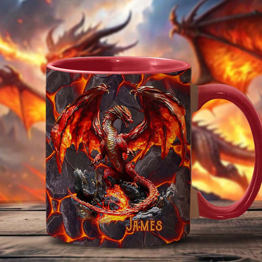 Mug personnalisé Dragon de Feu - Motif Dragon