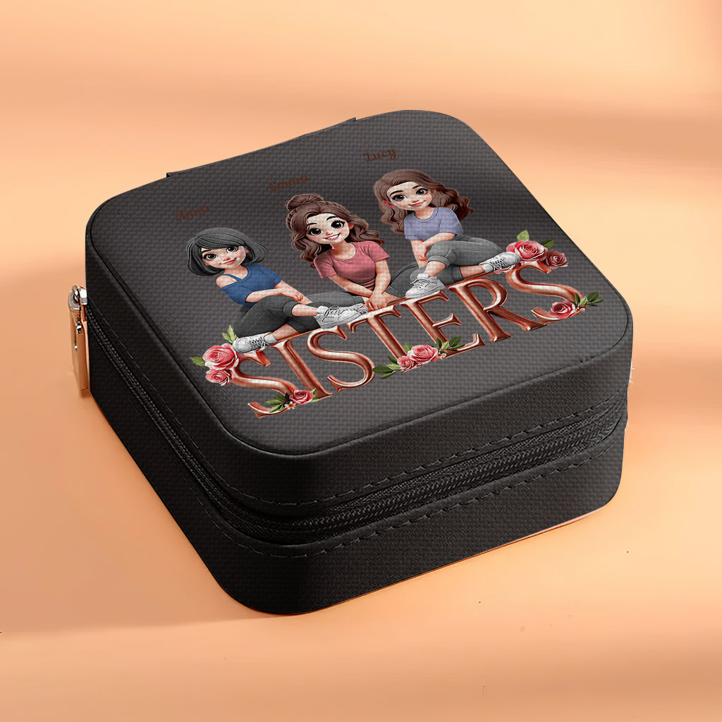 Coffret à bijoux personnalisé pour meilleures amies - Sœurs