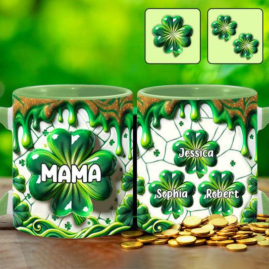 Mama's Lucky Charms - Personalized Mother Accent Mug