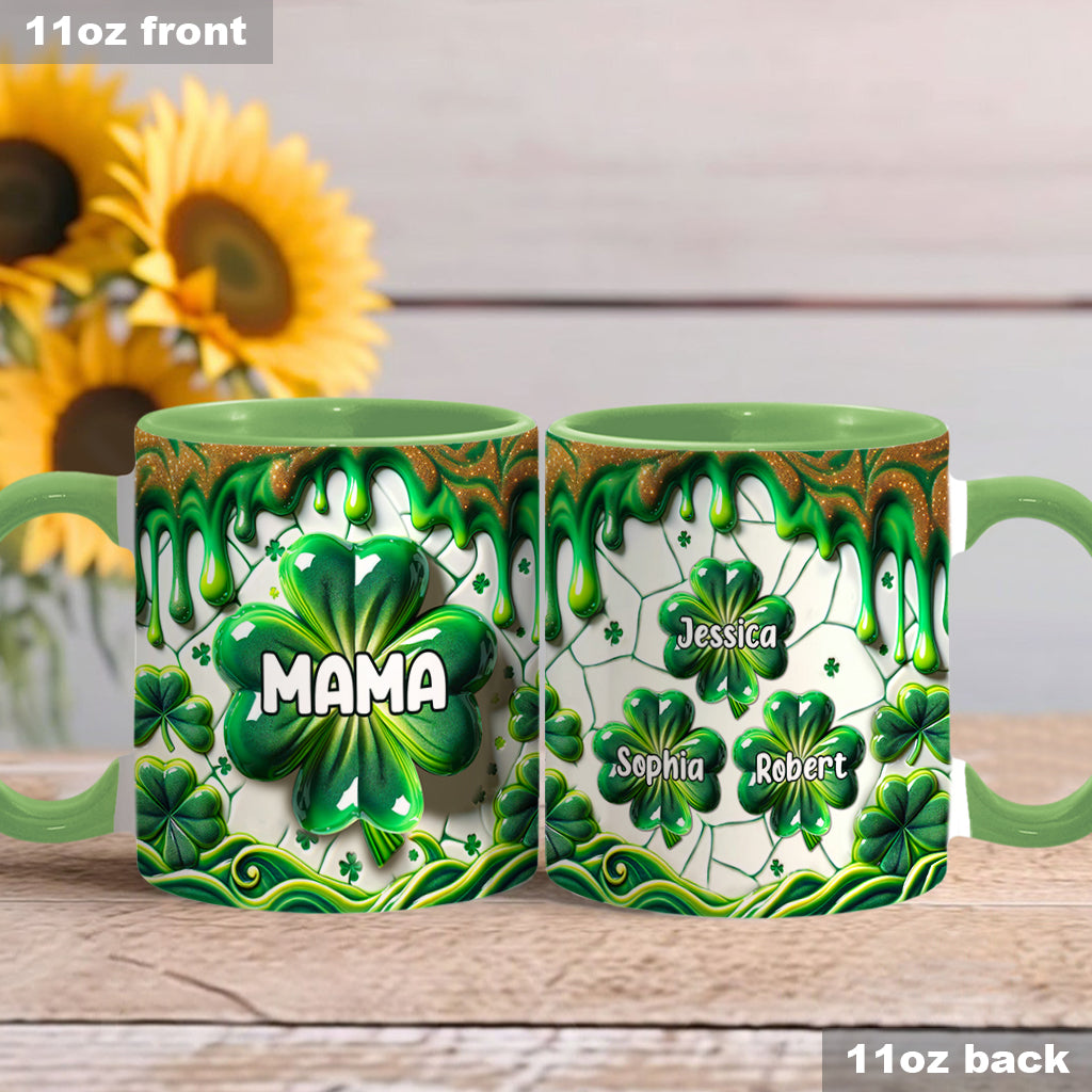 Mama's Lucky Charms - Personalized Mother Accent Mug