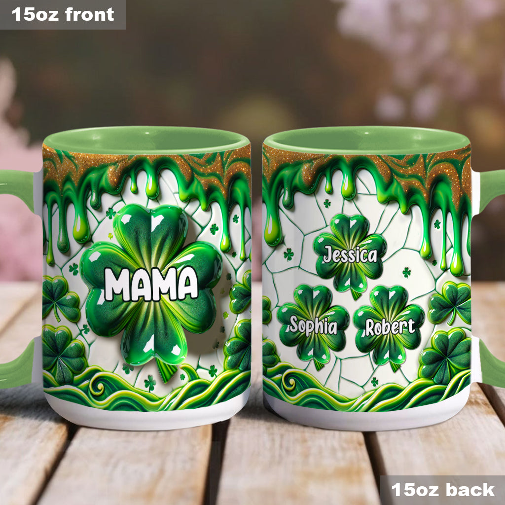 Mama's Lucky Charms - Personalized Mother Accent Mug