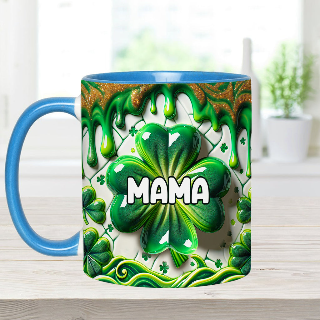Mama's Lucky Charms - Personalized Mother Accent Mug