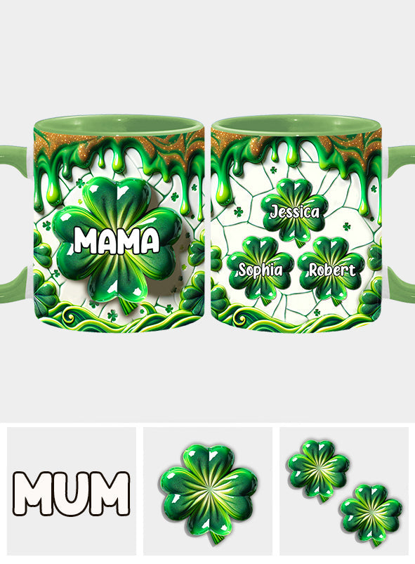 Mama's Lucky Charms - Personalized Mother Accent Mug