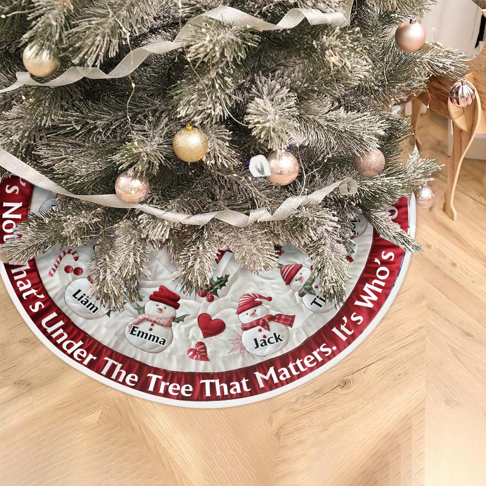 Sous le sapin - Jupe de sapin de Noël personnalisée