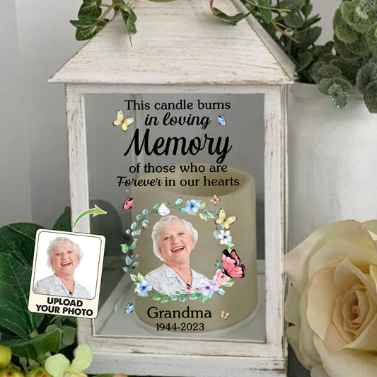 In Loving Memory - Personalized Memorial Candle Lantern