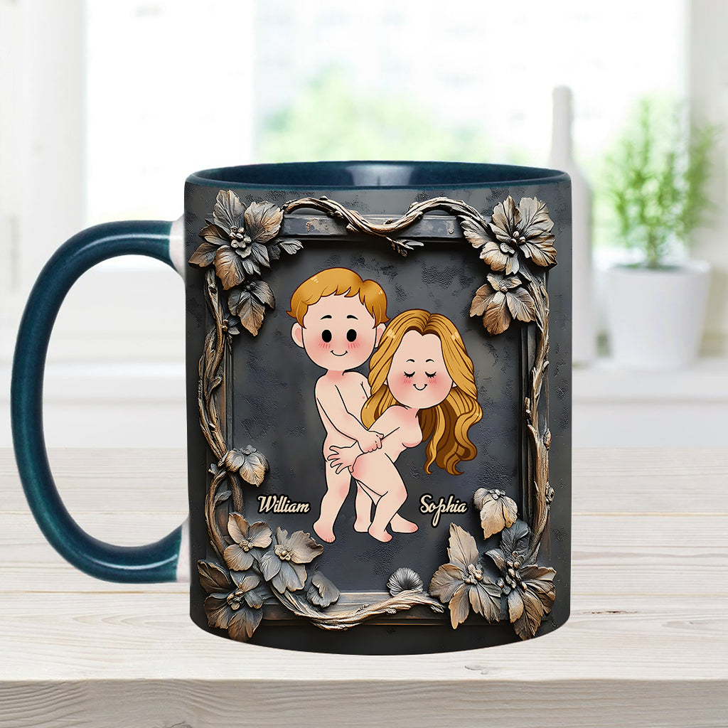 You're Still Hotter Than This Coffee - Personalized Couple Accent Mug