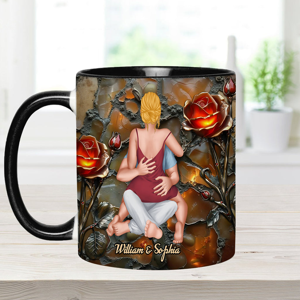You're Still Hotter Than This Coffee - Personalized Couple Accent Mug