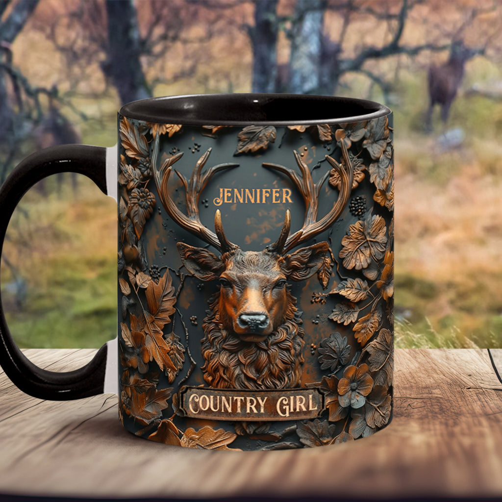 Mug personnalisé Country Girl - Thème Chasse