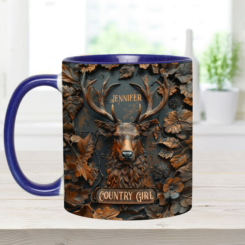 Mug personnalisé Country Girl - Thème Chasse