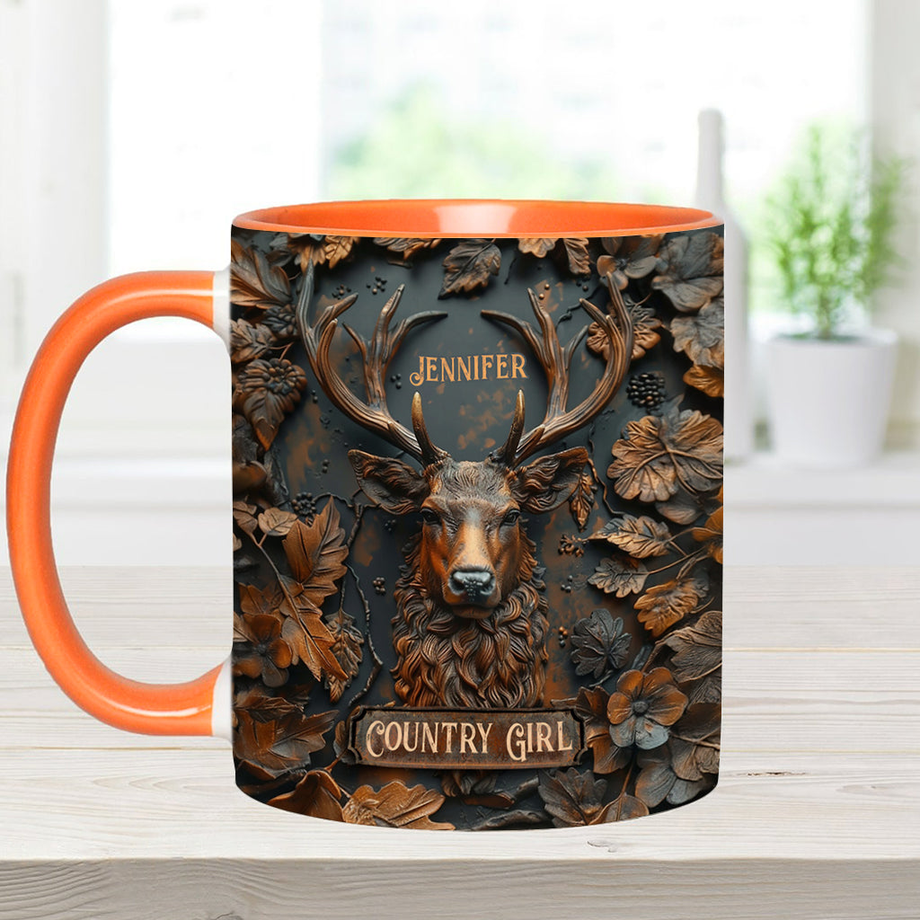 Mug personnalisé Country Girl - Thème Chasse
