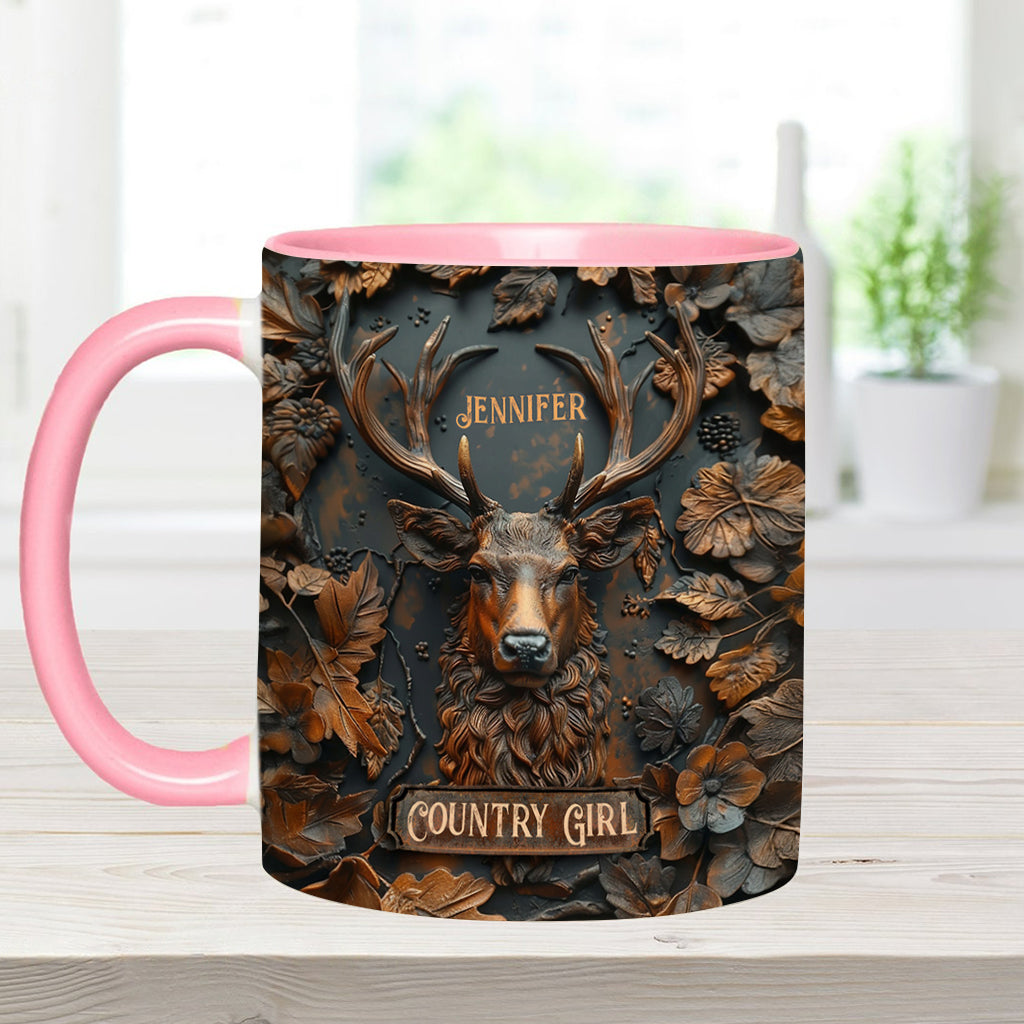 Mug personnalisé Country Girl - Thème Chasse