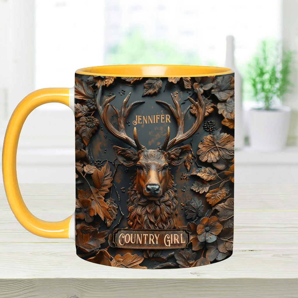 Mug personnalisé Country Girl - Thème Chasse
