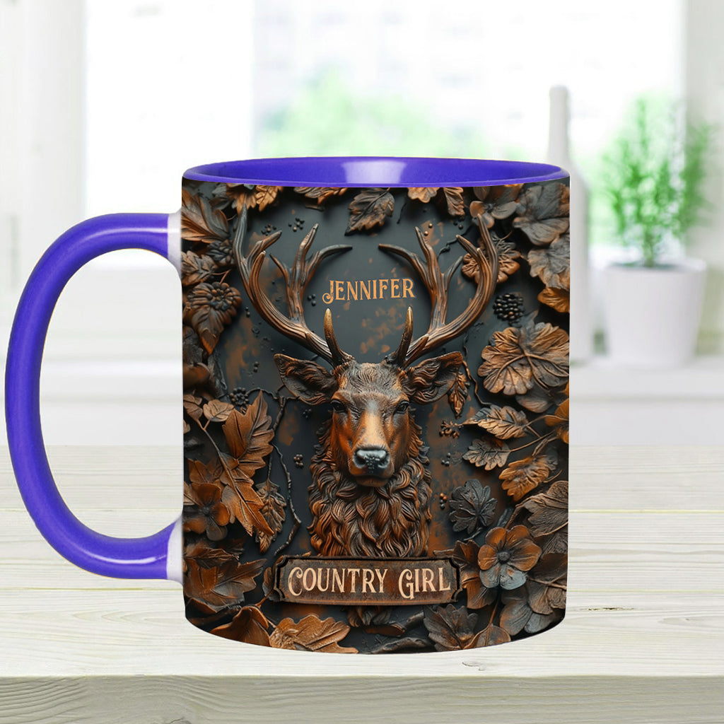 Mug personnalisé Country Girl - Thème Chasse