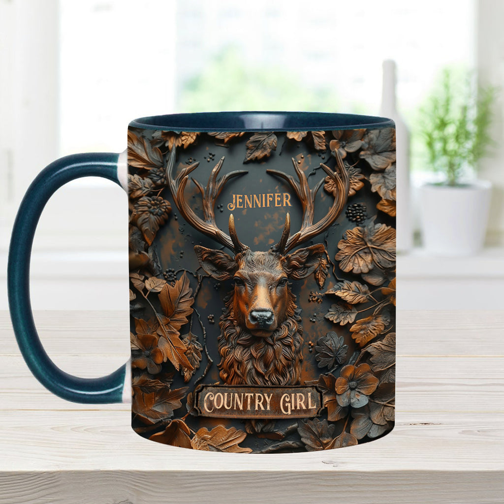 Mug personnalisé Country Girl - Thème Chasse