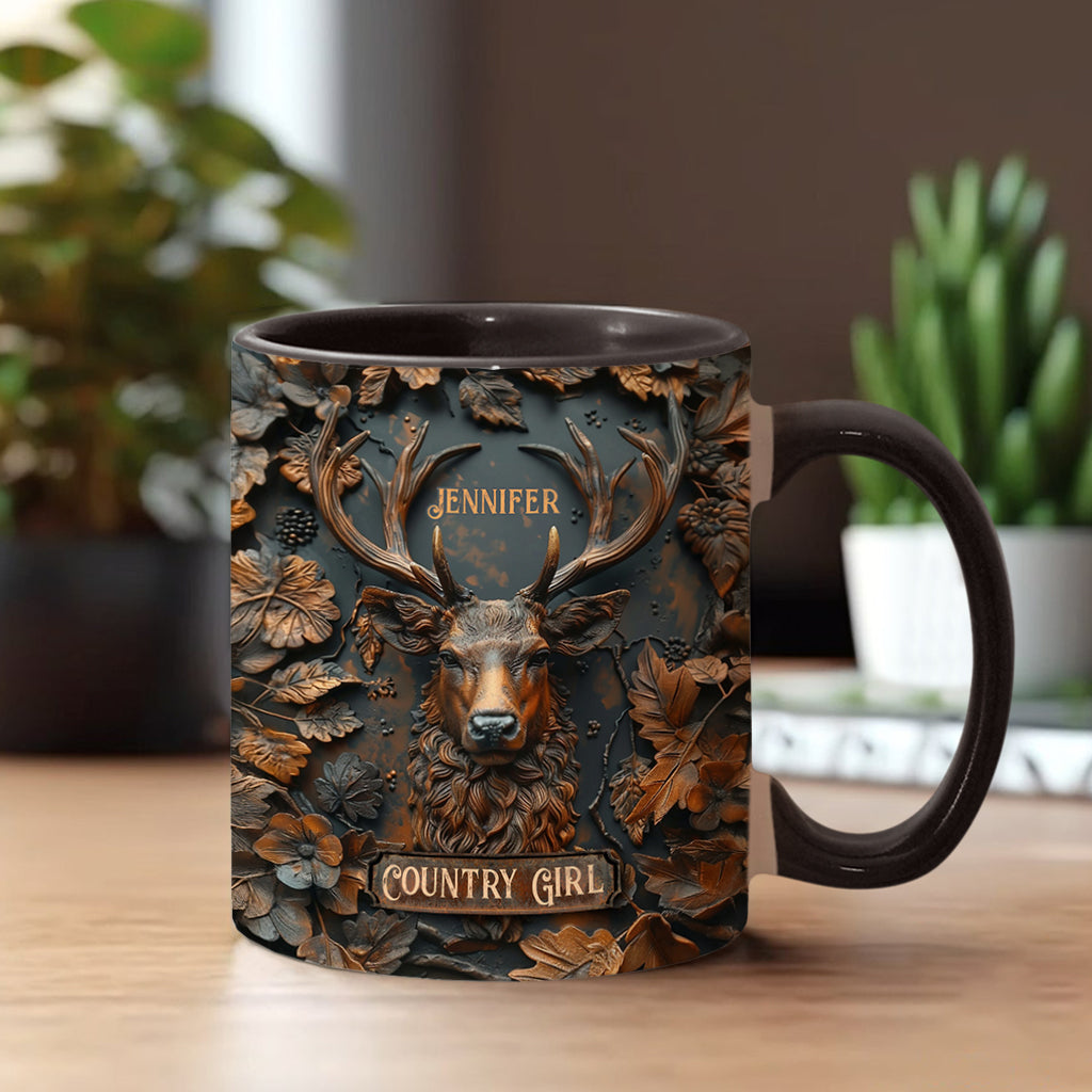 Mug personnalisé Country Girl - Thème Chasse