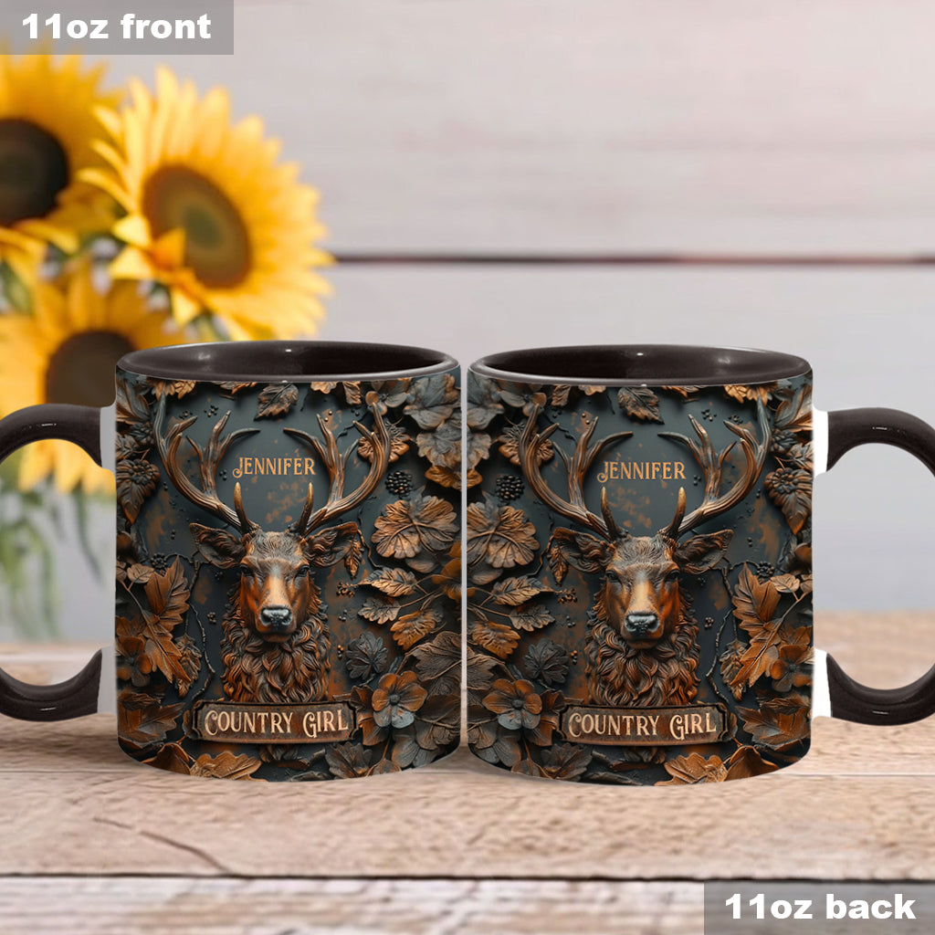 Mug personnalisé Country Girl - Thème Chasse