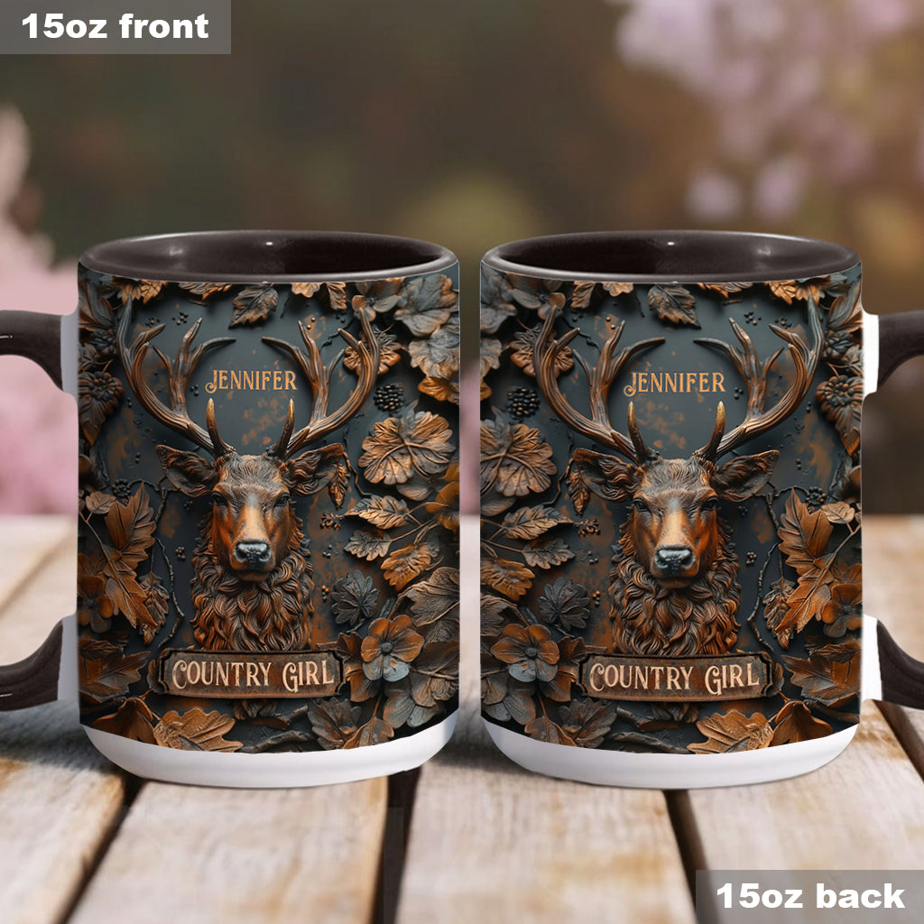 Mug personnalisé Country Girl - Thème Chasse