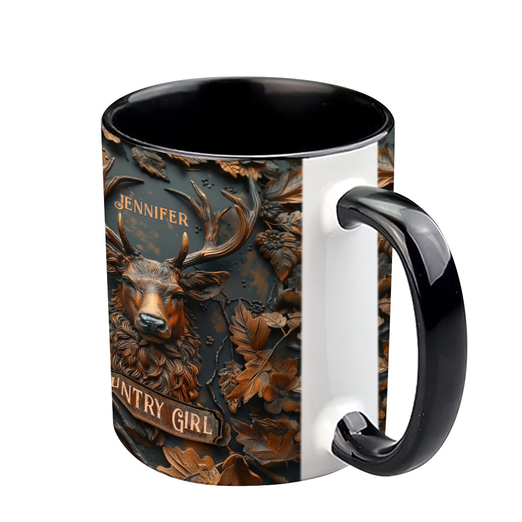 Mug personnalisé Country Girl - Thème Chasse