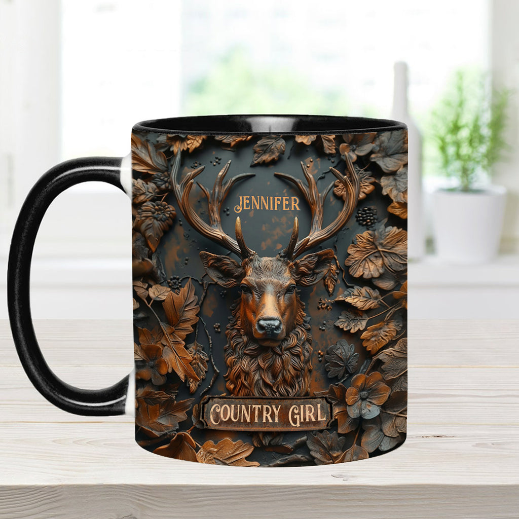 Mug personnalisé Country Girl - Thème Chasse