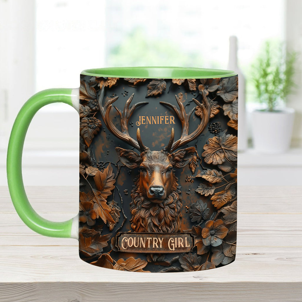 Mug personnalisé Country Girl - Thème Chasse