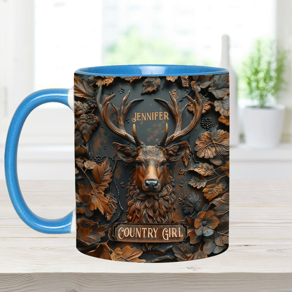 Mug personnalisé Country Girl - Thème Chasse
