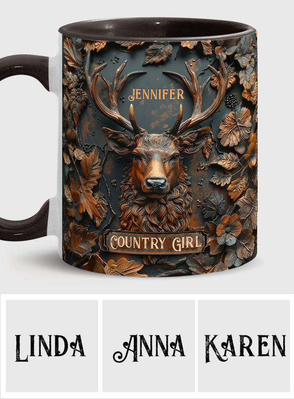 Mug personnalisé Country Girl - Thème Chasse