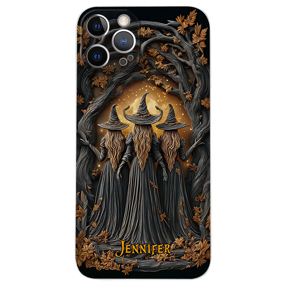 Best Witches - Personalized Witch Leather Phone Case