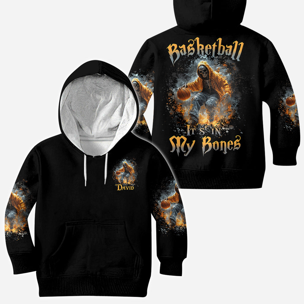 Le basket, c'est dans mon sang - T-shirt personnalisé intégral au basket