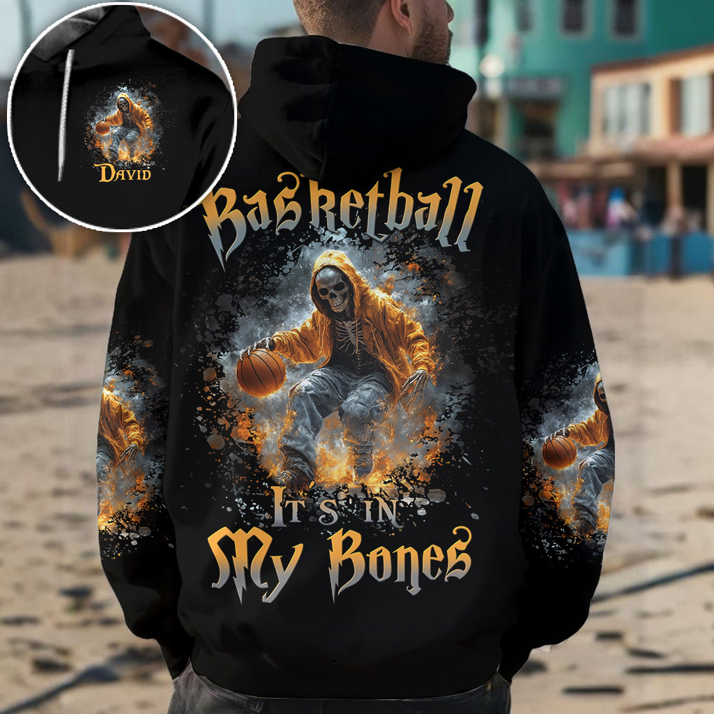 Le basket, c'est dans mon sang - T-shirt personnalisé intégral au basket