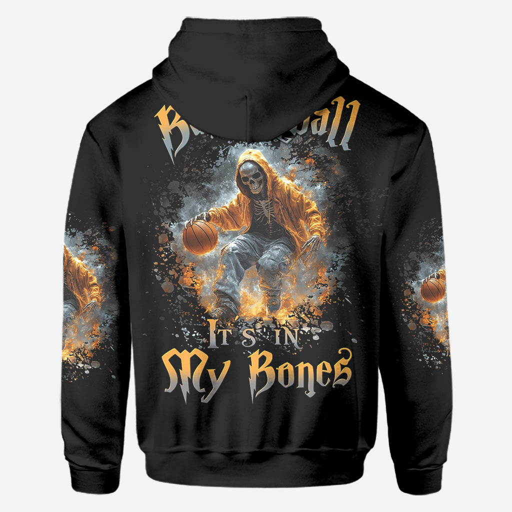 Le basket, c'est dans mon sang - T-shirt personnalisé intégral au basket