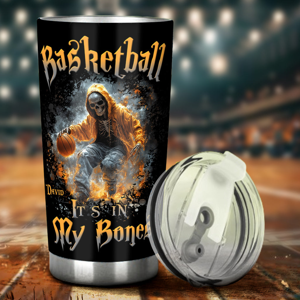 Le basket, c'est dans mon sang - Gobelet isotherme personnalisé