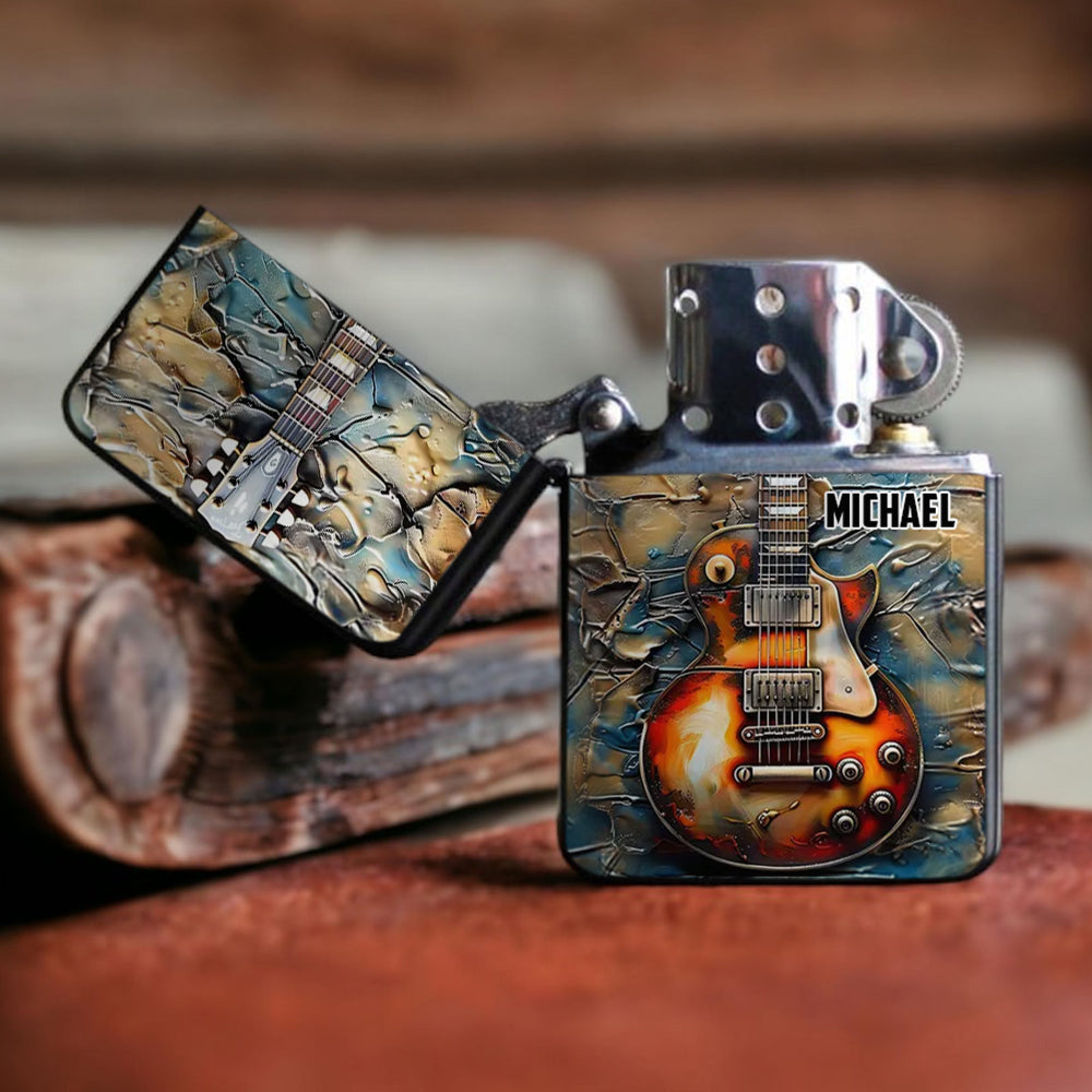 Licht meines Lebens – Personalisiertes Gitarrenfeuerzeug