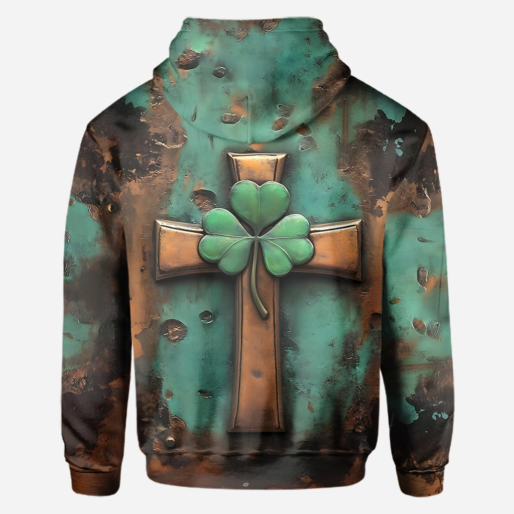 T-shirt vintage à croix irlandaise personnalisé pour la Saint-Patrick