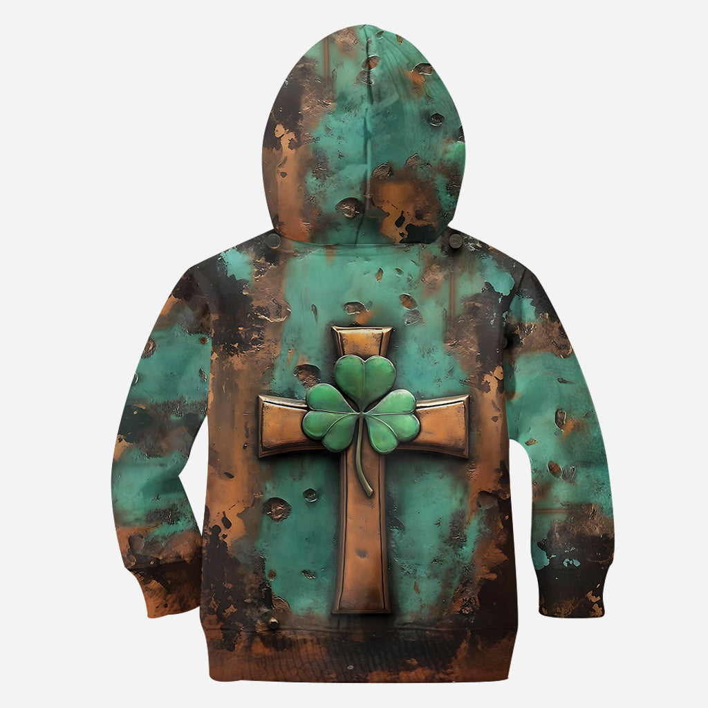 T-shirt vintage à croix irlandaise personnalisé pour la Saint-Patrick