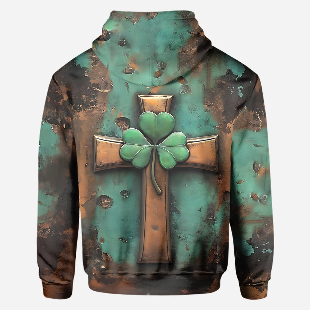 T-shirt vintage à croix irlandaise personnalisé pour la Saint-Patrick