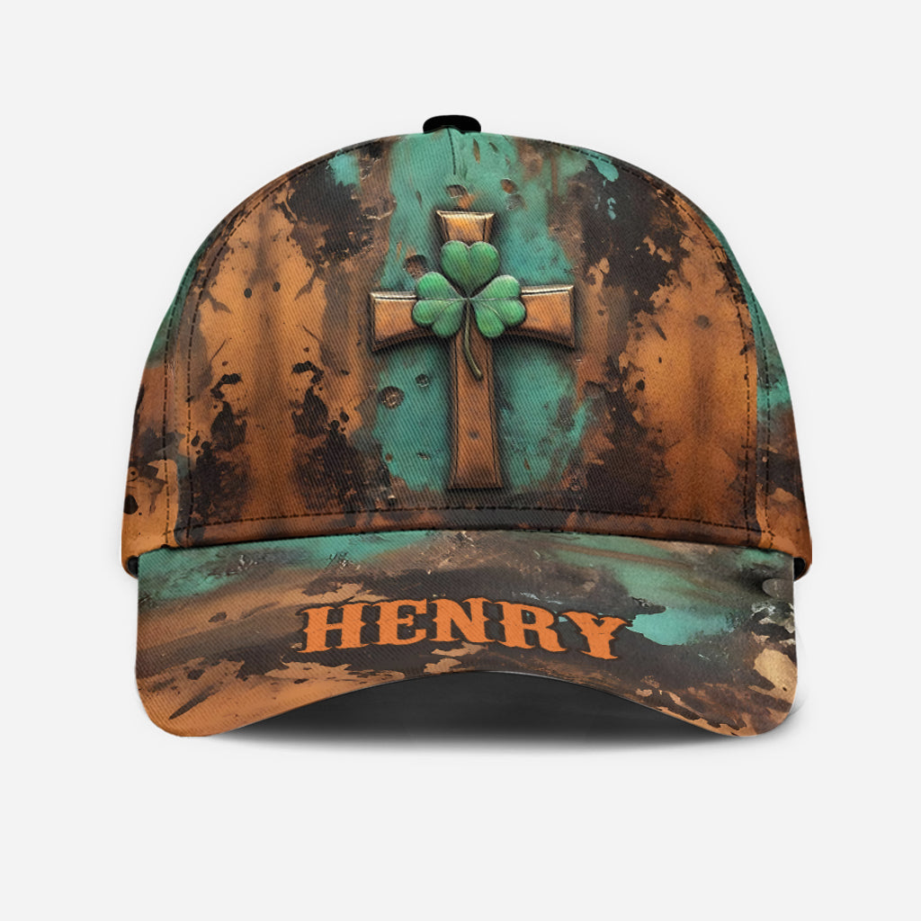 Casquette classique personnalisée avec croix irlandaise vintage pour la Saint-Patrick