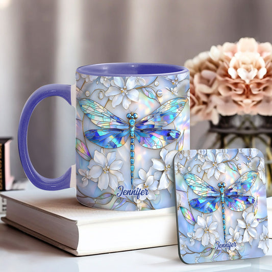 Mug personnalisé Vintage Soul Dragonfly - Motif libellule