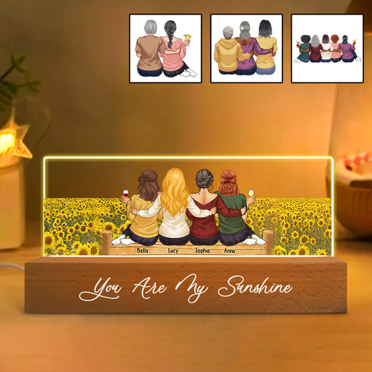 You Are My Sunshine - Personalized Bestie Custom LED Night Light