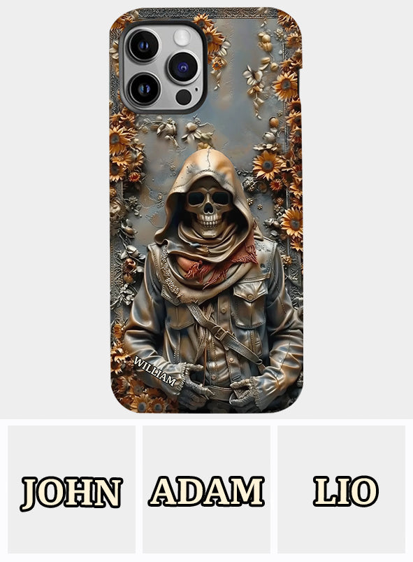 Vintage Skull - Personalized Skull Full Print Phone Case