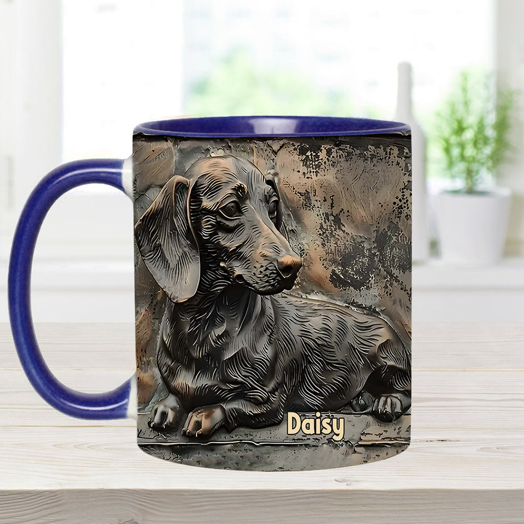 Mug personnalisé « J’adore les teckels »