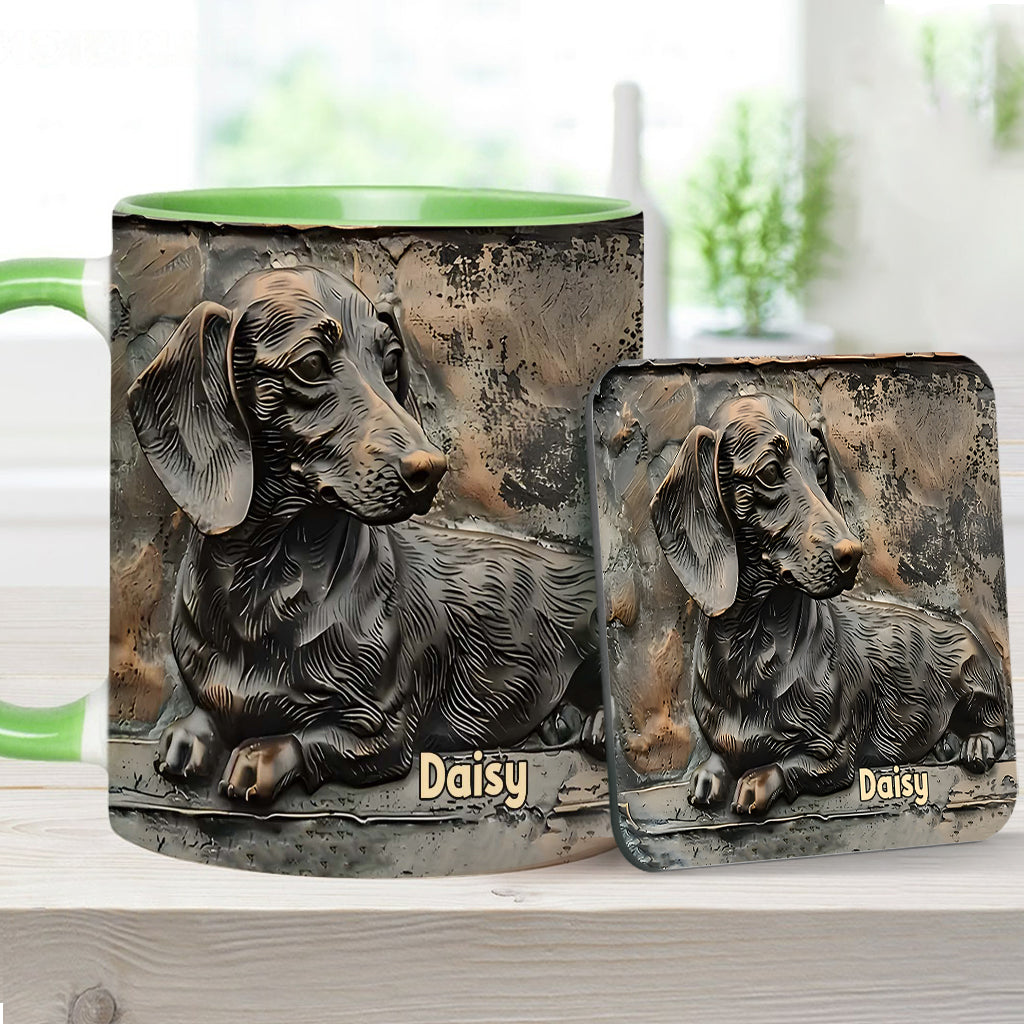 Mug personnalisé « J’adore les teckels »