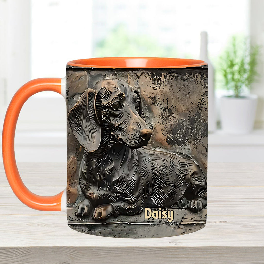 Mug personnalisé « J’adore les teckels »