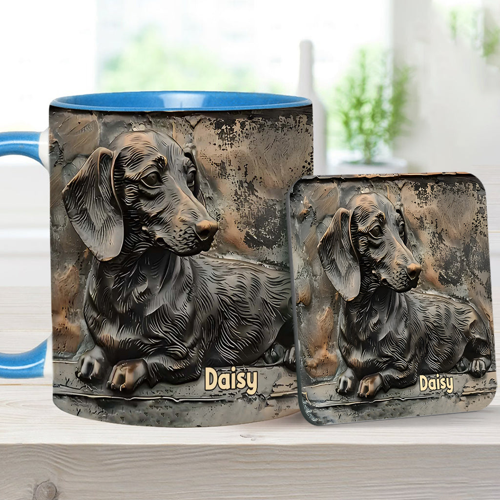 Mug personnalisé « J’adore les teckels »