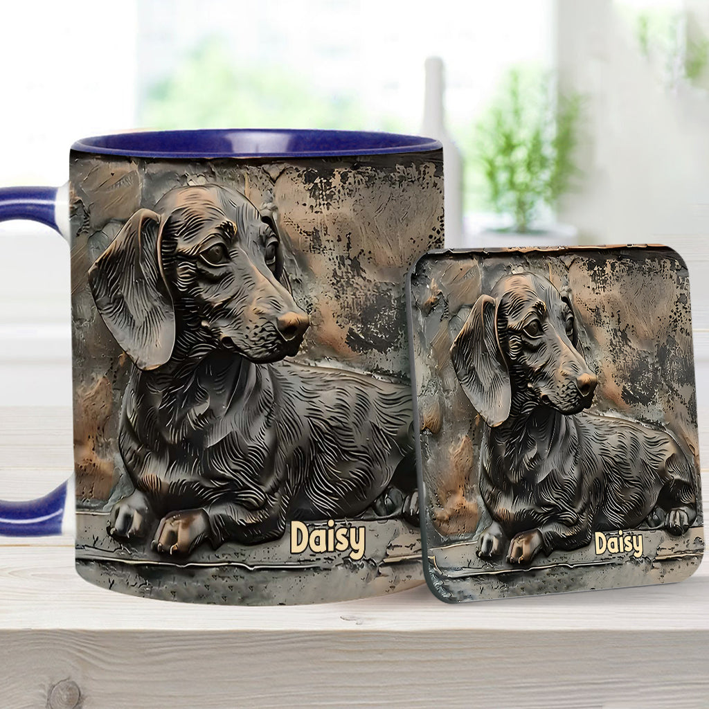 Mug personnalisé « J’adore les teckels »