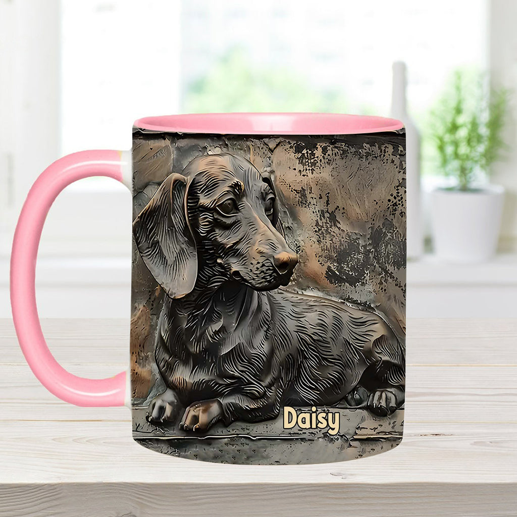 Mug personnalisé « J’adore les teckels »