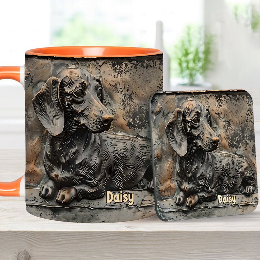 Mug personnalisé « J’adore les teckels »
