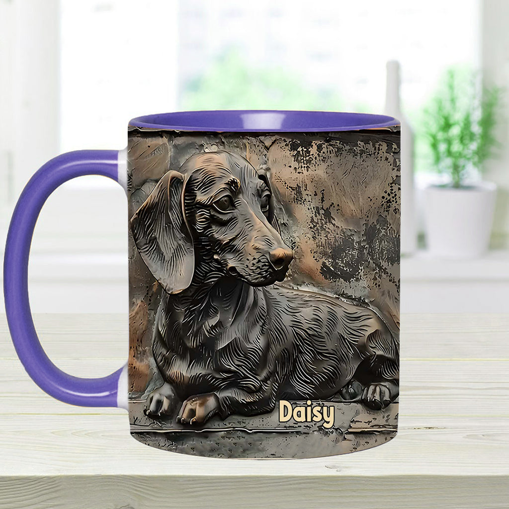 Mug personnalisé « J’adore les teckels »